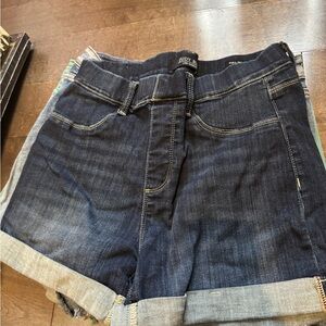 Women's Denim Shorts - Dark Blue